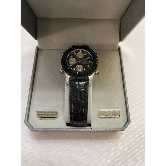 Croton Embellished Watch Wristwatch New